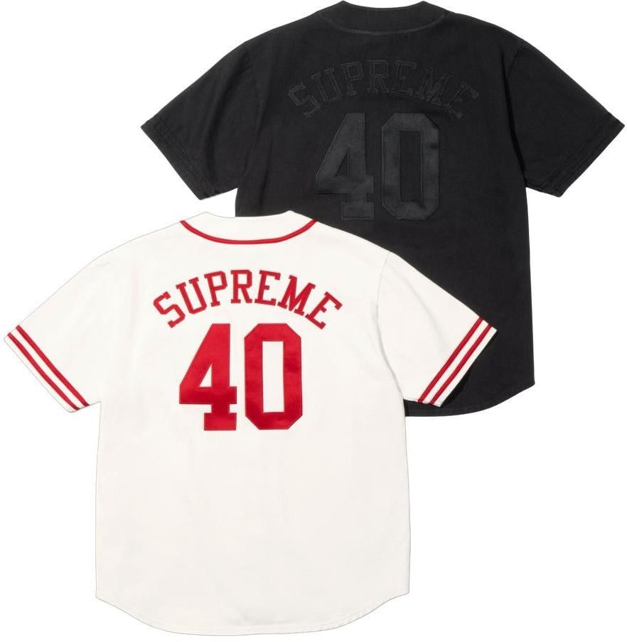 Supreme/40 Acres Twill Baseball Jersey view 5